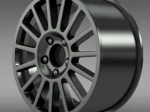 pelek vw polo r wrc Model 3D