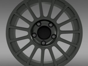 vw polo r wrc rim 3D Model