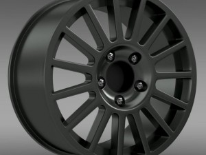 vw polo r wrc rim 3D Model