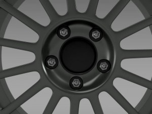 vw polo r wrc rim 3D Model