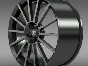 vw polo r wrc street rim 3D Model