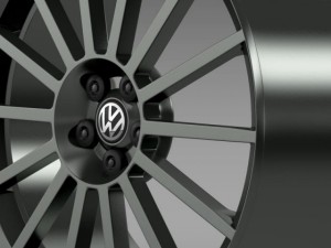 vw polo r wrc street rim 3D Model