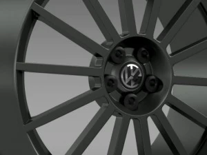 pelek jalan vw polo r wrc Model 3D
