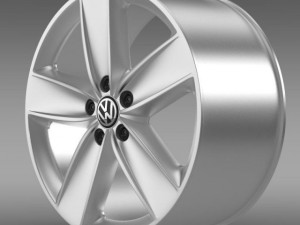 vw polo rim 3D Model