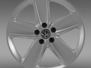 vw polo rim Model 3D