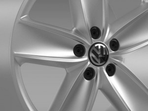 vw polo rim Model 3D