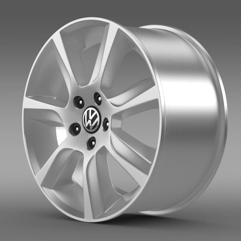 vw polo sedan rim 3D Model .c4d .max .obj .3ds .fbx .stl .blend