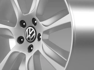 vw polo sedan rim 3D Model