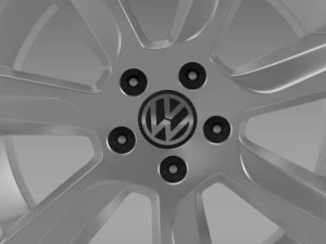 vw polo sedan rim 3D Model