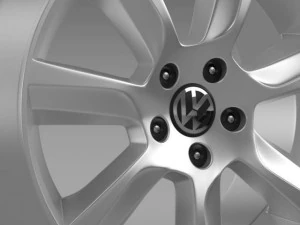 vw polo sedan rim 3D Model