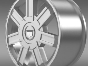 cadillac escalade awd 2012 rim 3D Model