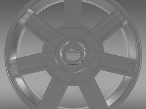 cadillac escalade awd 2012 rim Modelo 3D