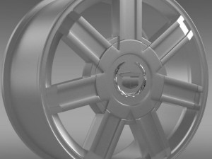 cadillac escalade awd 2012 rim Modelo 3D
