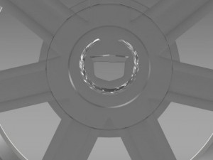 cadillac escalade awd 2012 rim Modelo 3D