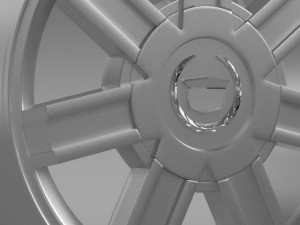 cadillac escalade awd 2012 rim Modelo 3D