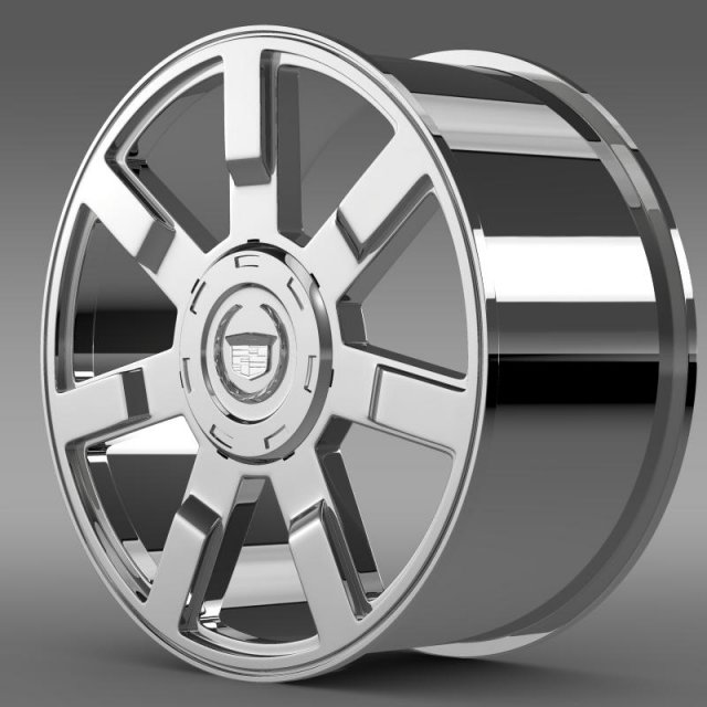 cadillac escalade esv 2wd1 rim 3D Model .c4d .max .obj .3ds .fbx .stl .blend 