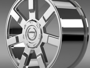 cadillac escalade esv 2wd1 rim 3D Model