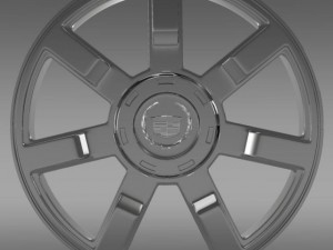 cadillac escalade esv 2wd1 rim 3D Model