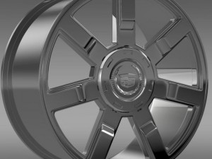 cadillac escalade esv 2wd1 rim 3D Model