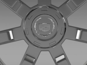 cadillac escalade esv 2wd1 rim 3D Model