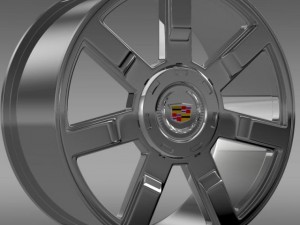 cadillac escalade esv 2wd2 rim 3D Model