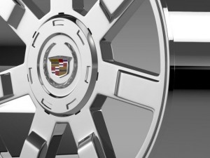 cadillac escalade esv 2wd2 rim 3D Model