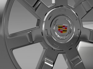 cadillac escalade esv 2wd2 rim 3D Model