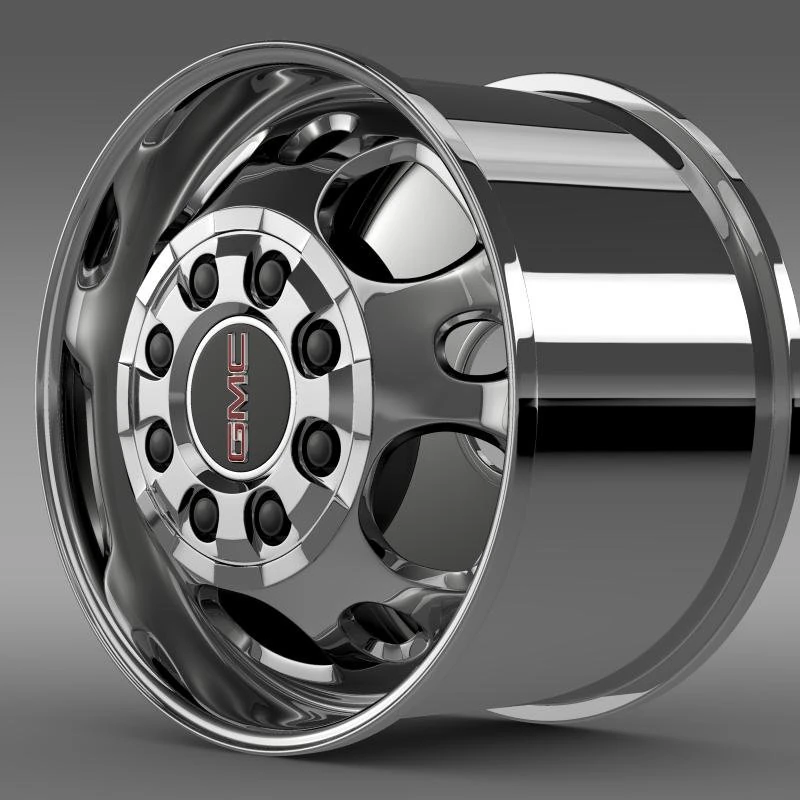 gmc sierra 2500hd 2wd crew2009 rim 3D Model .c4d .max .obj .3ds .fbx .stl .blend 