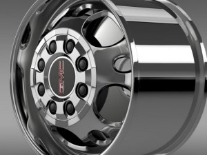 gmc sierra 2500hd 2wd crew2009 rim 3D Model