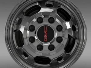gmc sierra 2500hd 2wd crew2009 rim Model 3D