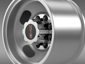 gmc sierra 3500hd 2008 2 rim 3D Model