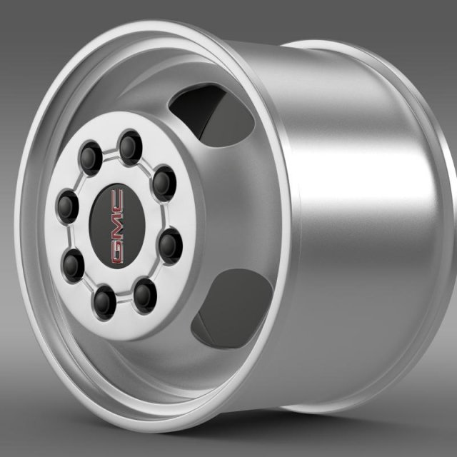 gmc sierra 3500hd 2008 rim Modelo 3D .c4d .max .obj .3ds .fbx .stl .blend 