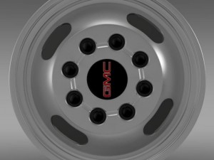 gmc sierra 3500hd 2008 rim Modelo 3D