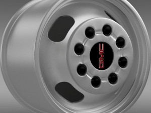 gmc sierra 3500hd 2008 rim Modelo 3D