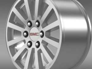 gmc yukon hybrid 2012 rim 3D Model