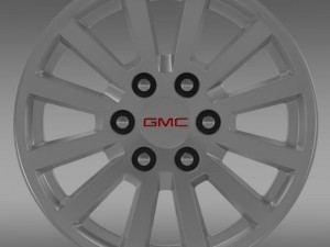 gmc yukon hybrid 2012 rim 3D Модель