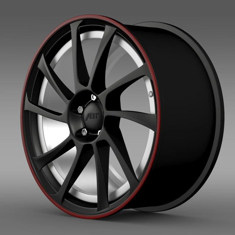 vw beetle abt 2012 rim 3D Model .c4d .max .obj .3ds .fbx .stl .blend