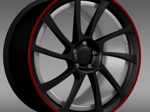 vw beetle abt 2012 rim 3Dモデル