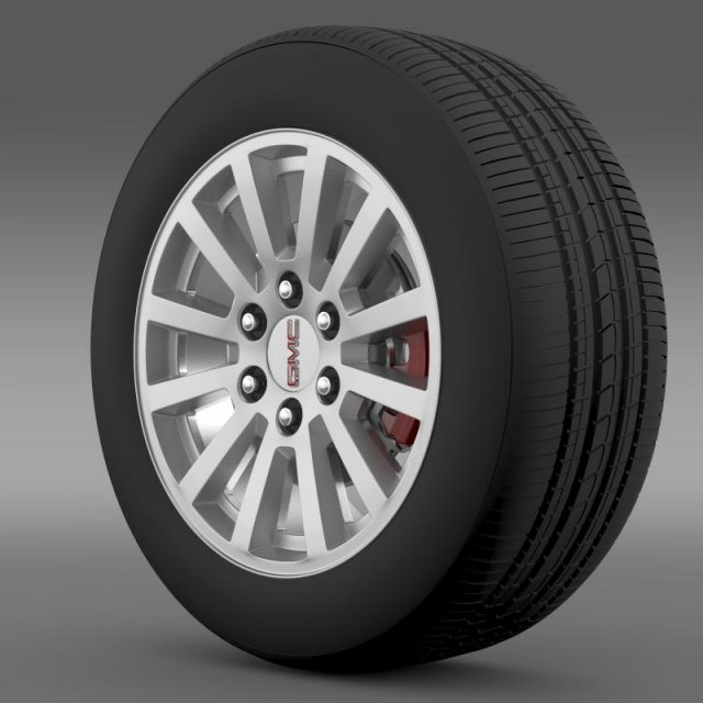 gmc yukon hybrid 2012 wheel 3Dモデル .c4d .max .obj .3ds .fbx .stl .blend 