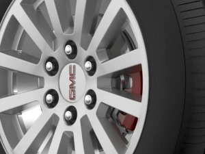 gmc yukon hybrid 2012 wheel 3D Model