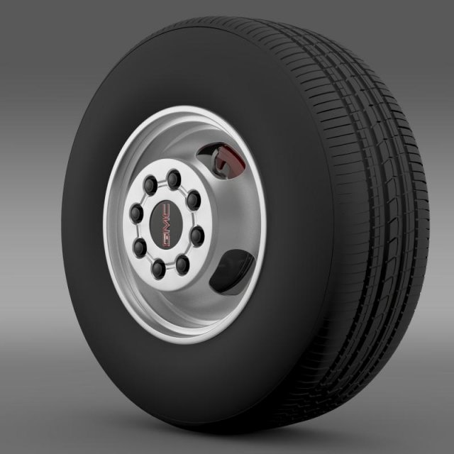 gmc sierra 3500hd 2008 wheel 3D-Modell .c4d .max .obj .3ds .fbx .stl .blend 