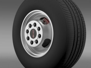 gmc sierra 3500hd 2008 wheel 3D Model