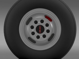 gmc sierra 3500hd 2008 wheel 3D-Modell