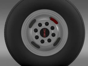gmc sierra 3500hd 2008 wheel 3D Model