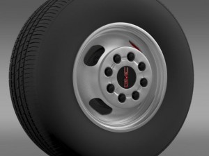 gmc sierra 3500hd 2008 wheel 3D-Modell