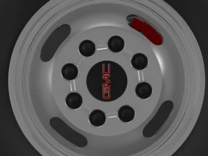 gmc sierra 3500hd 2008 wheel 3D Model