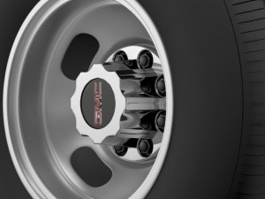gmc sierra 3500hd 2008 2 wheel 3D Model