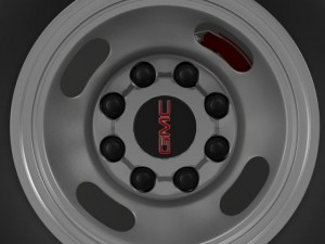 gmc sierra 3500hd 2008 2 wheel 3D Model