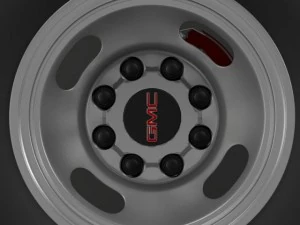 gmc sierra 3500hd 2008 2 wheel 3D Model
