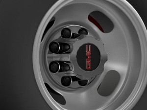 gmc sierra 3500hd 2008 2 wheel 3D Model